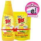 Buy Trix Lemon Dishwashing Liquid Bottle 500ml & Get Free Trix Lemon Dishwashing Liquid Refill 250ml
