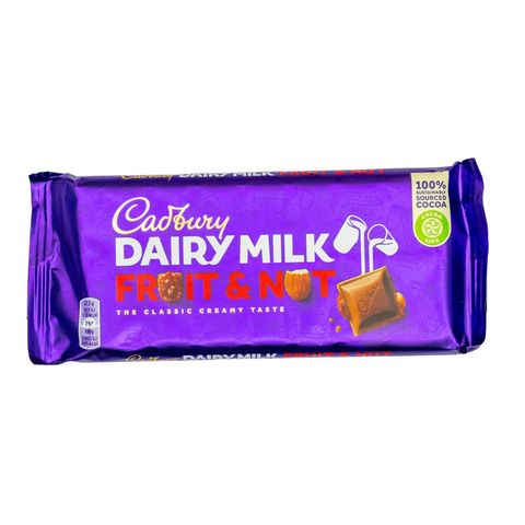 Cadbury Dairy Milk Fruit & Nut Chocolate 110g