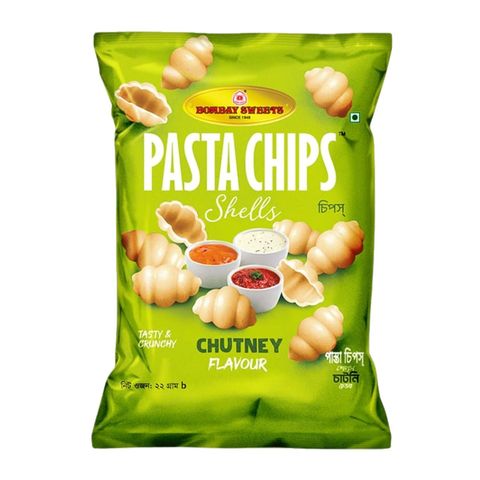 Bombay Sweets Pasta Shells Chutney Flavor Chips 18gm