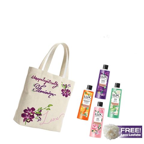 Buy 4 Variants of Lux Body Wash 245ml Each & Get  Free Exclusive Tote Bag 1 Piece