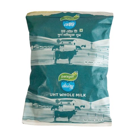 Paragon UHT Whole Milk 200ml