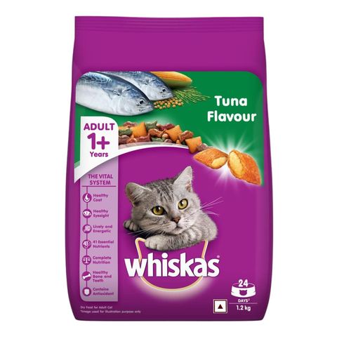 Whiskas Dry Tuna Flavour Adult Cat 1.2kg