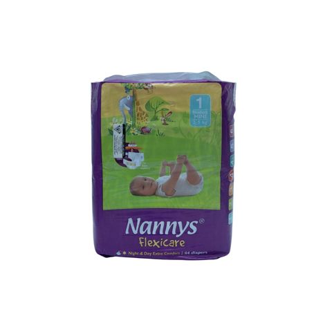 Nannys Baby Diaper Belt Type Flexicare 44 Pieces