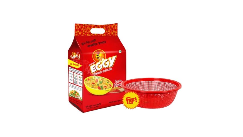 (Buy & Get 1 Plastic Jhuri Basket Free) Ifad Eggy Noodles Instant Masala 720g