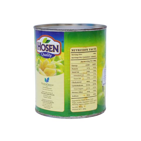 Hosen Quality Pear Halves In Syrup 825g
