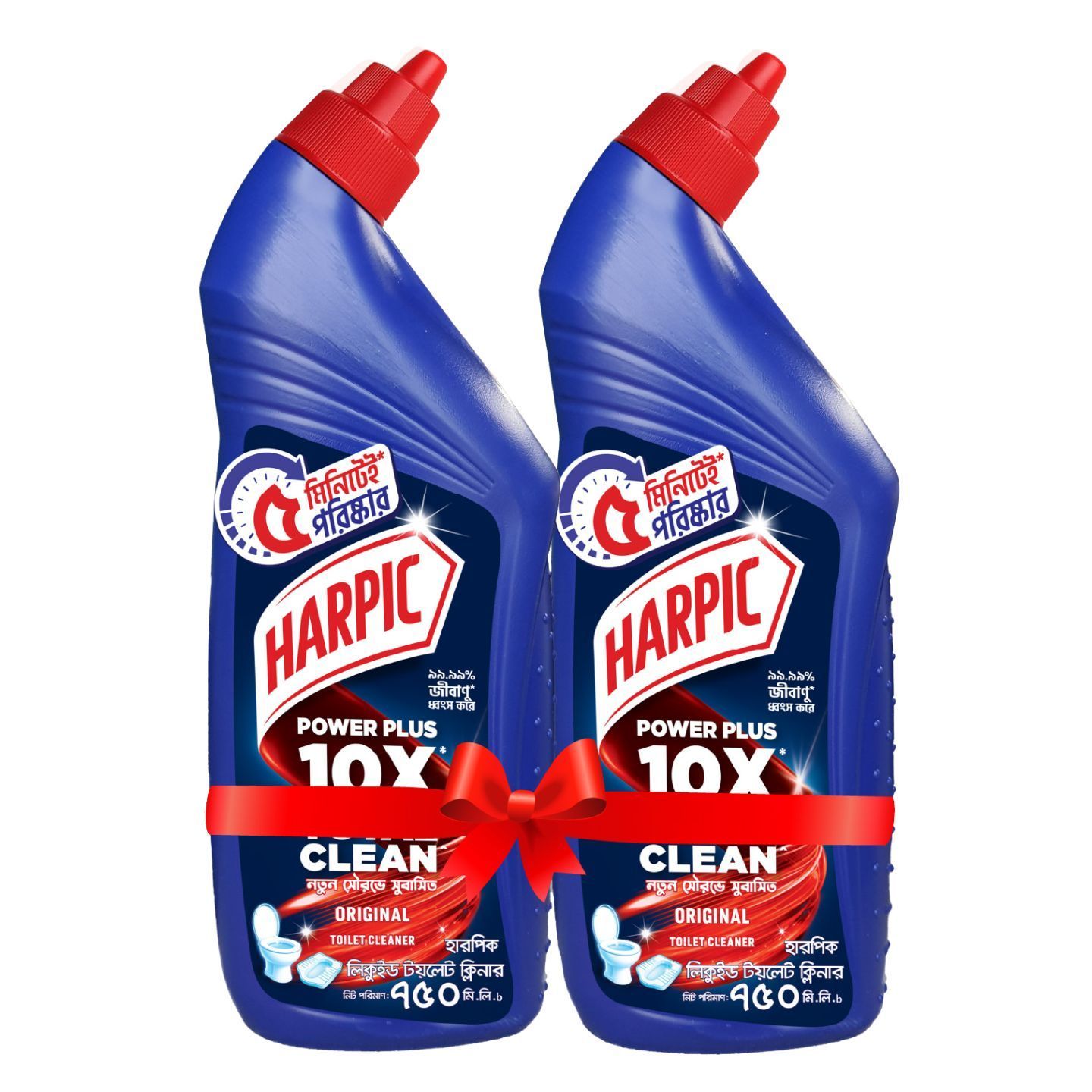 Harpic Toilet Cleaning Liquid Power Plus 10x Stronger Combo Pack 750ml
