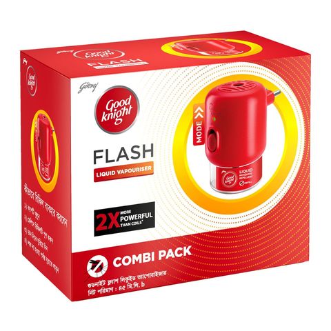 Good Knight Flash Liquid Vapouriser Combo Machine & Refill 1 Piece