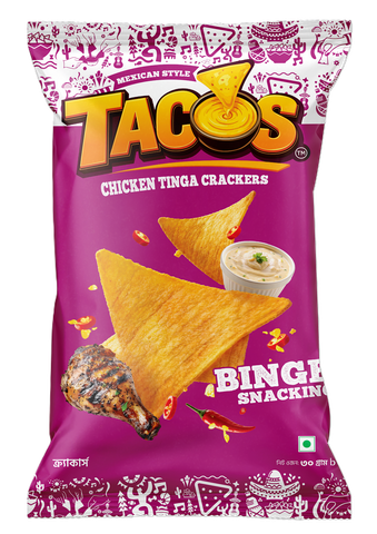Tacos Chicken Tinga Crackers 30g