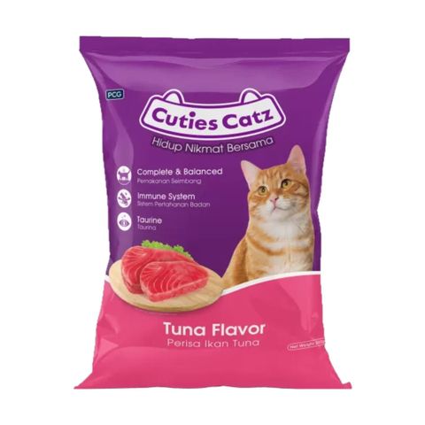 Cuties Catz Tuna Flavor Cat Food 350g