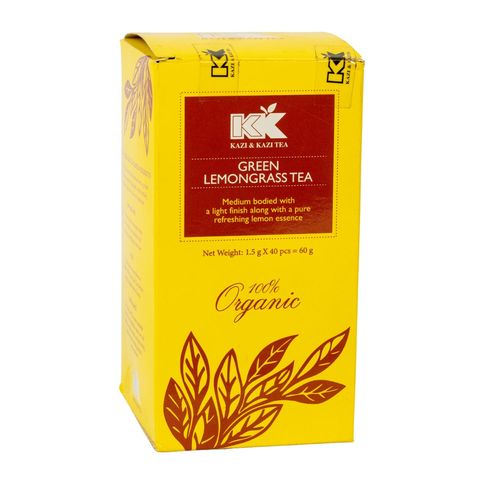 Kazi & Kazi Tea Green Lemongrass 60g 40 Sachets