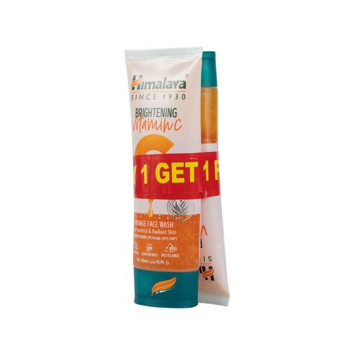 (Buy 1 & Get 1 Free) Himalaya Brightening Vitamin C Orange Face Wash 100ml