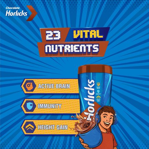 Horlicks Chocolate Flavour Jar 500g (Powder Drink)
