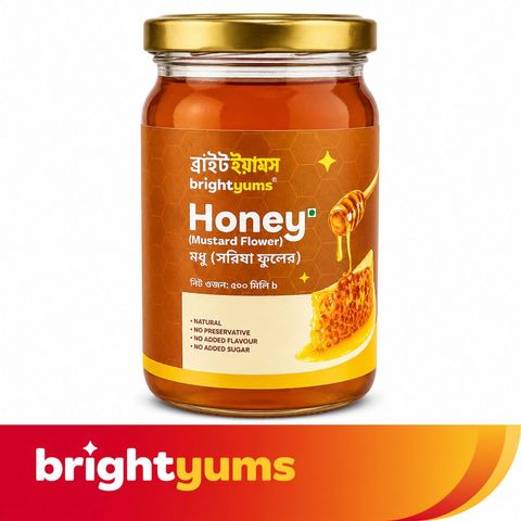 brightyums Mustard Flower Honey 500g