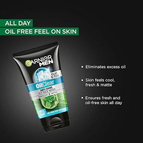 Garnier Men Oil Clear Face Wash 100g