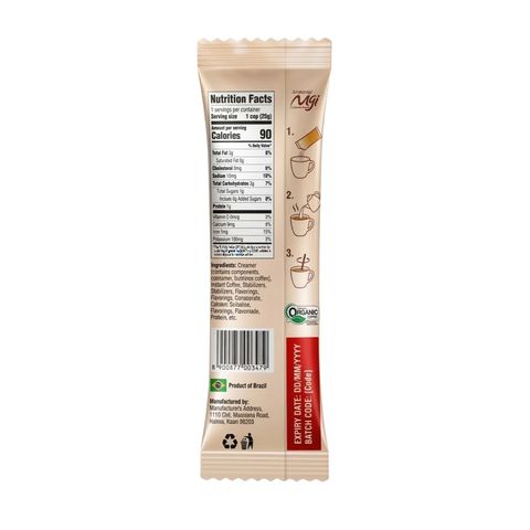 Fresh Coffee Cappuccino Sugar Free 15g