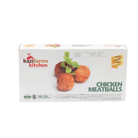 Kazi Farms Kitchen Chicken Meatballs (19 Pieces ± 1 Pieces) 250g