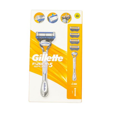 Gillette Fusion5 Sport 1 Razor Cartridge 4 Pieces