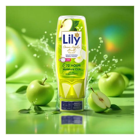 Lily Green Apple Brust Body Wash 500ml
