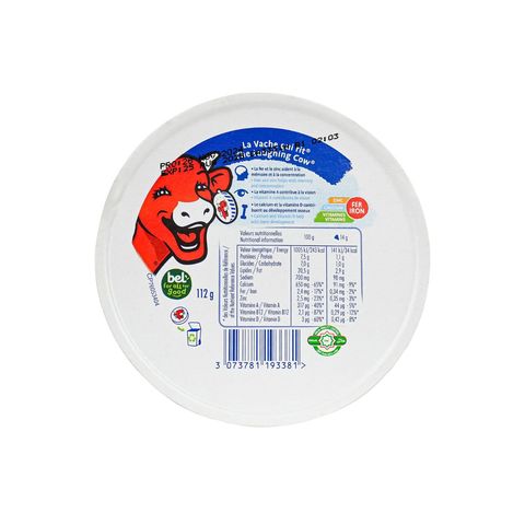 The Laughing Cow Spreadable Cheese 8 Portions 112g