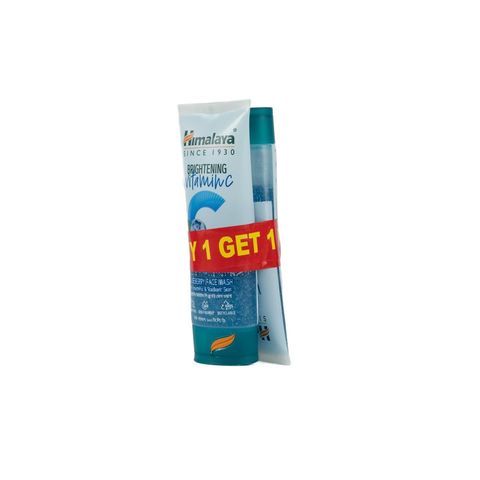 Himalaya Brightening Vitamin C Blueberry Face Wash 100ml B1G1 FREE