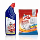 Buy Unik Xtreme Toilet Cleaner 500ml & Get Free Unik Complete Bathroom Cleaning Powder 100g