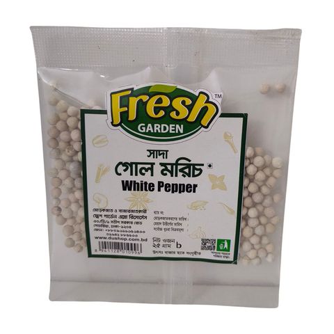 Fresh Garden White Pepper 25g
