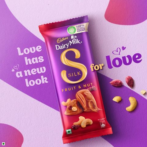 Cadbury Dairy Milk Silk Fruit & Nut Chocolate Bar 51g
