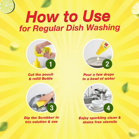 Trix Dishwashing Liquid Refill 250ml