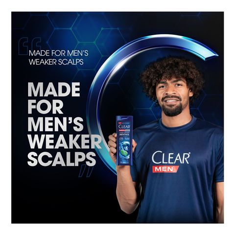 Clear Men Shampoo Cool Sport Menthol Anti Dandruff 10x Deep Cleanser 330ml