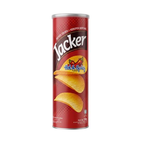 Jacker Hot & Spicy Flavor Chips 150g