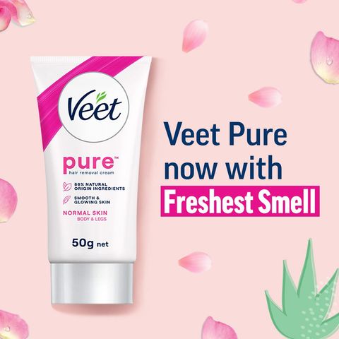Veet Pure Hair Removal Cream for Normal Skin 50g