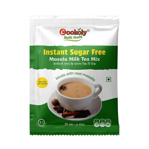 Cookoly Sugar Free Masala Milk Tea Premix One Box Contain 10 Sachets 150g