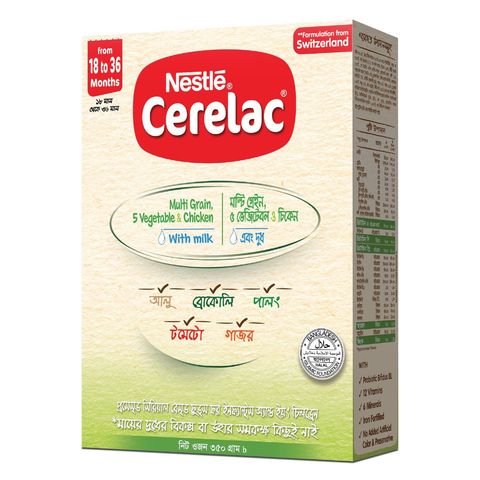 Nestle Cerelac Five Vegetable & Chicken (18-36 Months) 350g