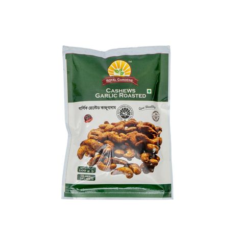 Royal Gardens Garlic Roasted Cashews 100g