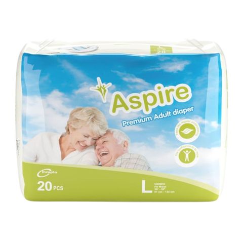 Aspire Adult Diaper Large Belt 20 Pieces
