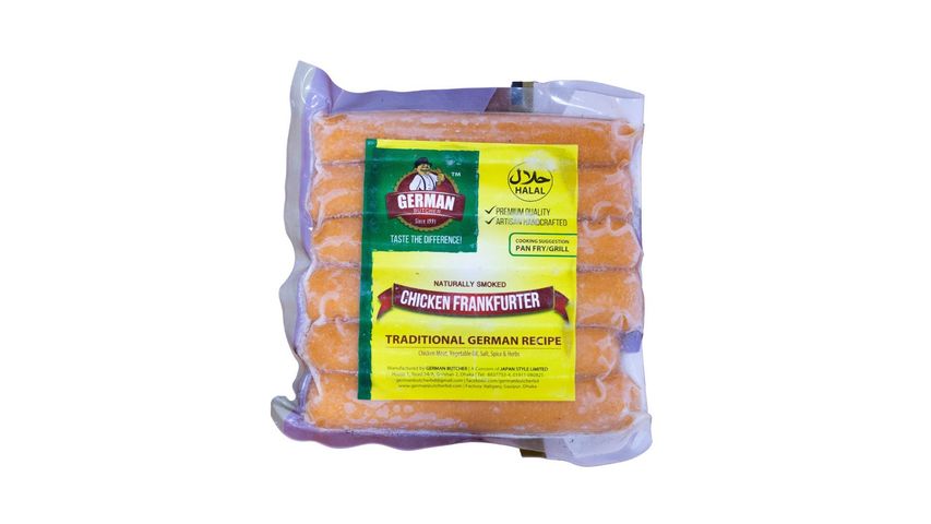 German Butcher Chicken Frankfurter Sausage 300g