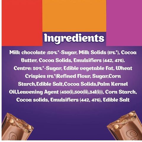 Cadbury Dairy Milk Crispello Chocolate Bar 14.1g