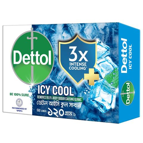 Dettol Soap Icy Cool 120g