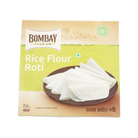 Bombay Premium Rice Flour Roti (Chaler Atar Roti) 10 Pieces 500g