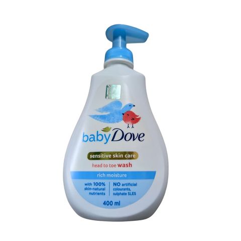 Baby Dove Rich Moisture Head to Toe Wash 400ml