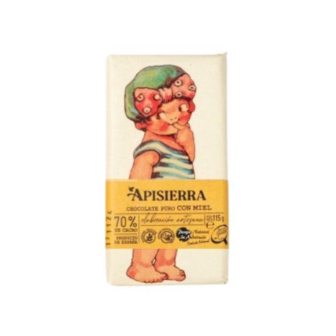 Apisierra Chocolate Puro Con Mile Chocolate With Honey (Assorted) 115g