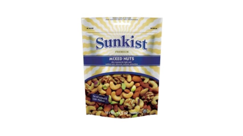 Sunkist Mixed Nuts Dry Roasted & Light Salted 150g