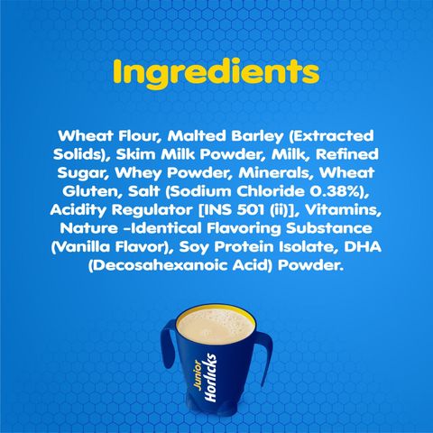 Junior Horlicks Health and Nutrition Drink Stage-1 Jar 500g (Powder Drink)