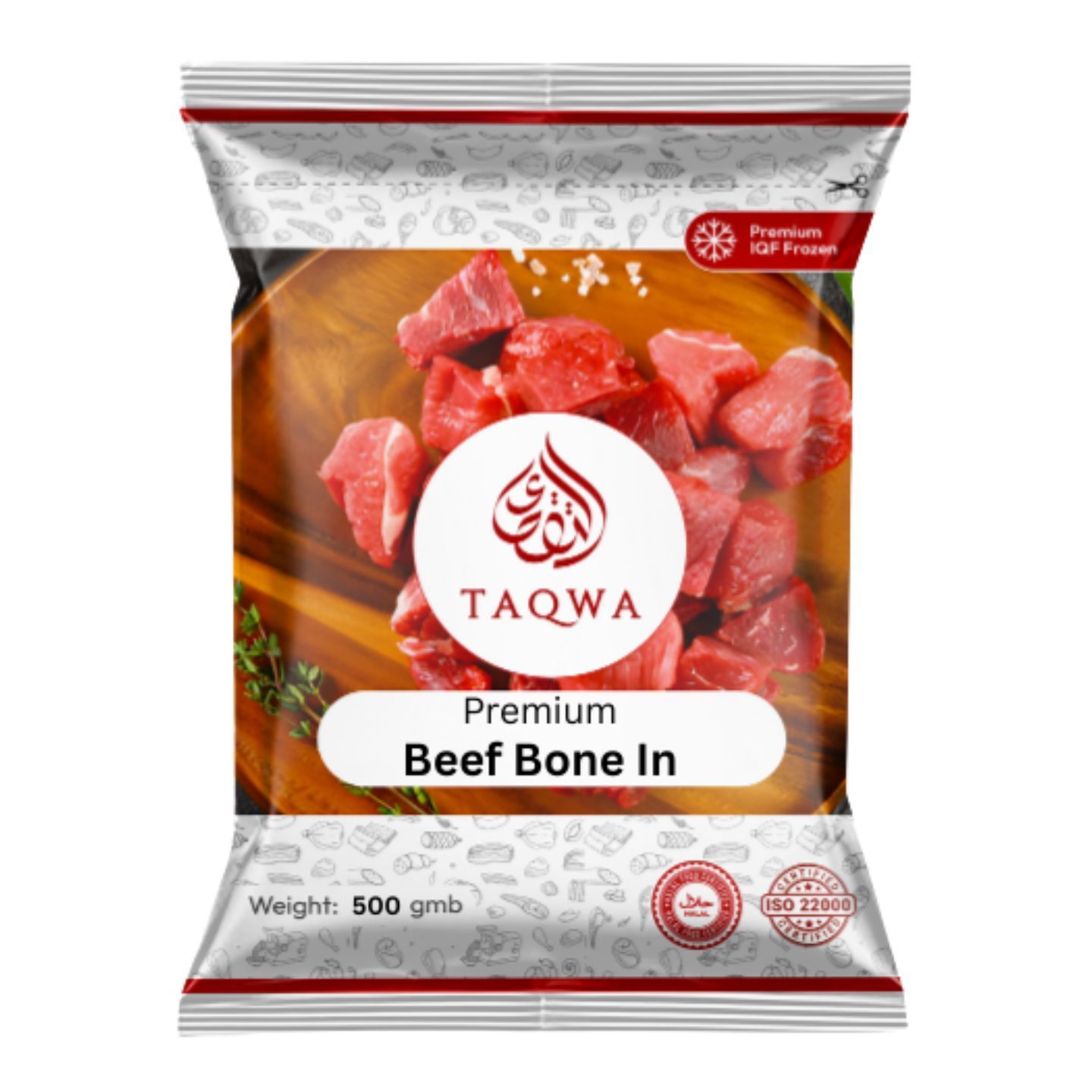 Taqwa Premium Beef Bone In 500g