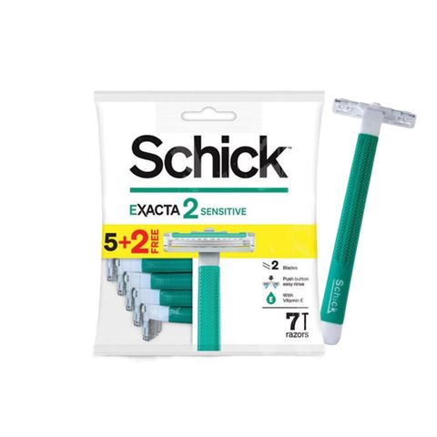 Schick 2 Exacta Sensitive Men 7 Pieces