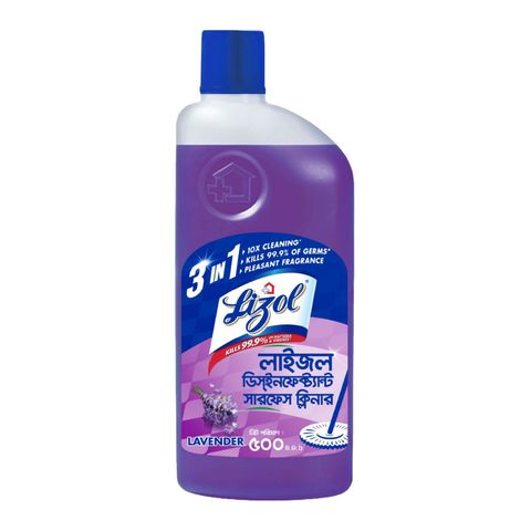 Lizol Disinfectant Surface Cleaner Lavender 500ml