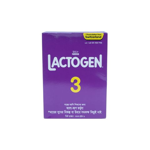 Nestle Lactogen 3, Toddler 12 24 Months Follow up Formula Milk Powder 350g