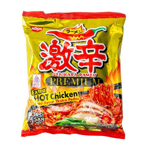 Nissin Ramen Hot Premium Chicken 121g