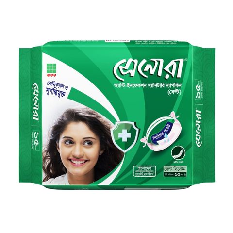 Senora Sanitary Napkin Belt System 15 Pieces