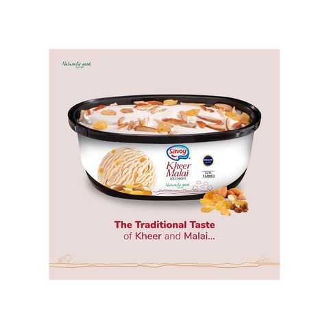 Savoy Kheer Malai Ice Cream 1L